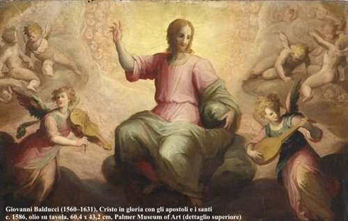 Madonna in gloria tra gli angeli